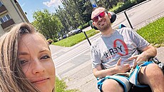 Jan Kavalír se svou enou Martinou
