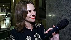 Marta Jandová na premié�e filmu Django.