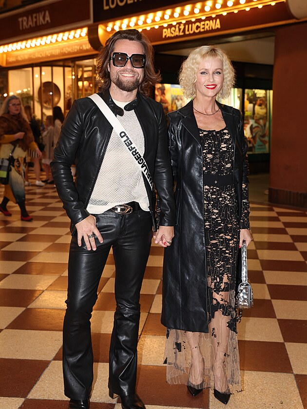 Richard Kraj�o a jeho man�elka Karin