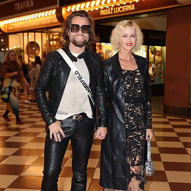 Richard Kraj�o a jeho man�elka Karin