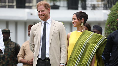 Meghan a Harry v Nigérii.