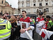 Vítání hokejist� na Starom�stkém nám�stí