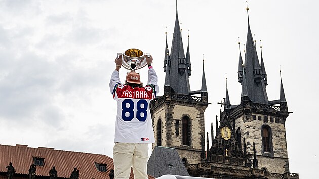 Oslavy �esk� repre na podiu