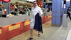 Jakub Vorá�ek b�hem sv�tového �ampionátu v O2 aren�.