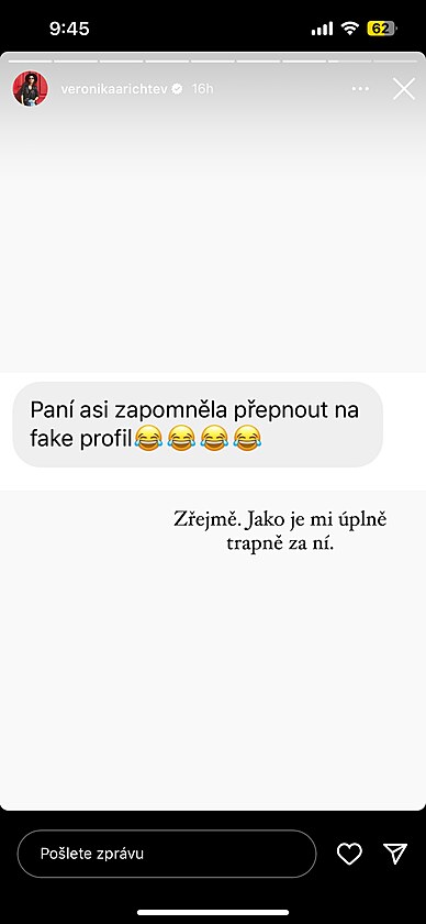 Manelka Filipa Blaka poslala Veronice Arichtev