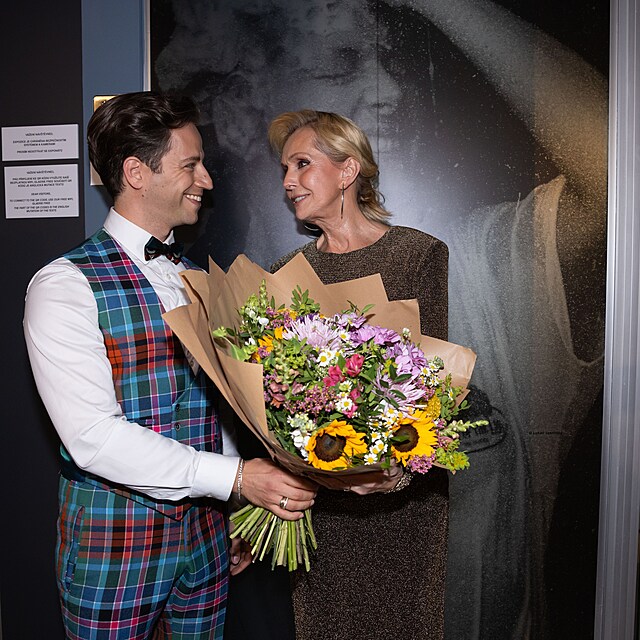 Milan Peroutka na vstav Heleny Vondrkov