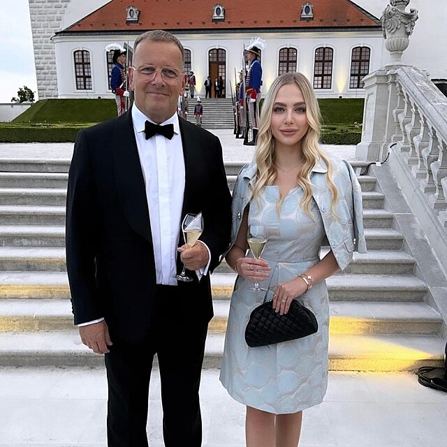 Boris Kollr s dcerou Ester.