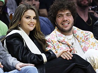 Selena Gomez a jej� partner Benny Blanco.
