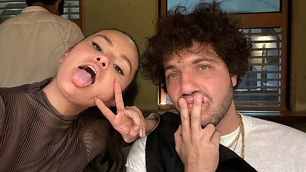 Selena Gomez a jej partner Benny Blanco.
