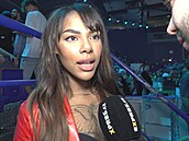 Angie Mangombe s redaktorem Expresu