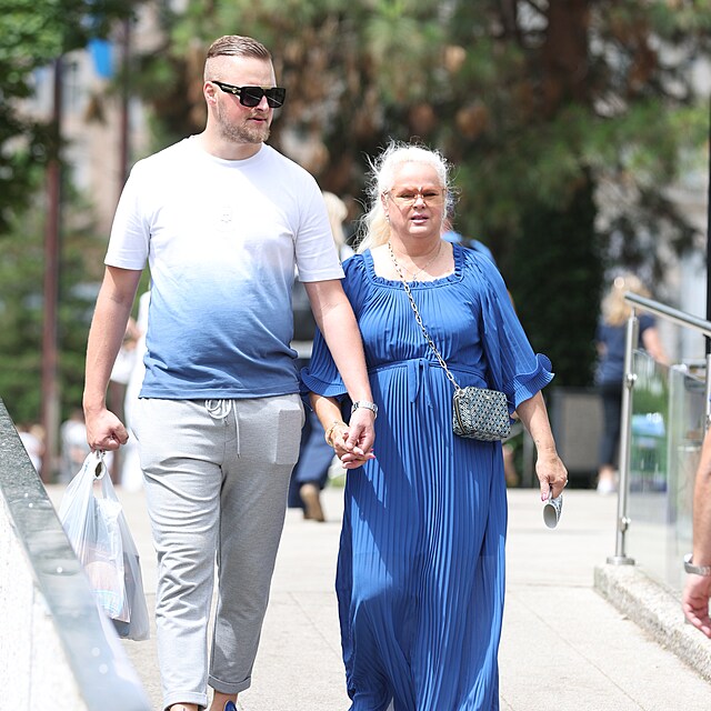 Monika Binias s manelem Petrem ve Varech