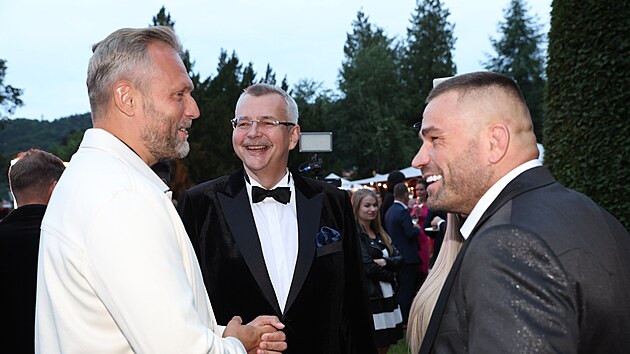 Jaroslav Tvrdk, Ondej Novotn, Karlos Vmola na Progresus prty ve Varech.