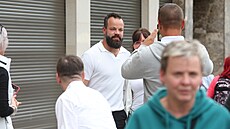 Radko Gudas na kolonád.