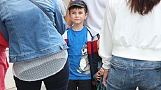 Radko Gudas na kolonád.