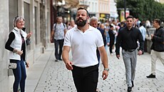 Radko Gudas na kolonád.