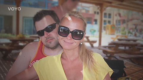 Petr Kramný s manelkou Monikou na dovolené v Egypt.