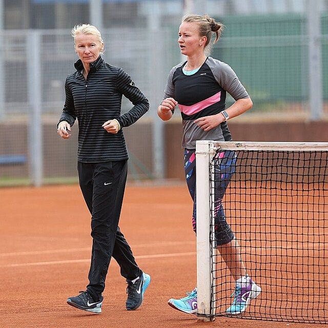 Barbora Krejkov s Janou Novotnou
