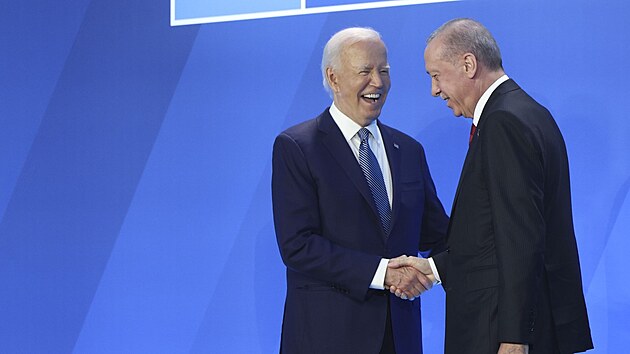 Joe Biden s tureck�m prezidentem Erdoganem