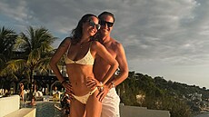 Agáta Hanychová a Miroslav Dopita si uívají na Bali.