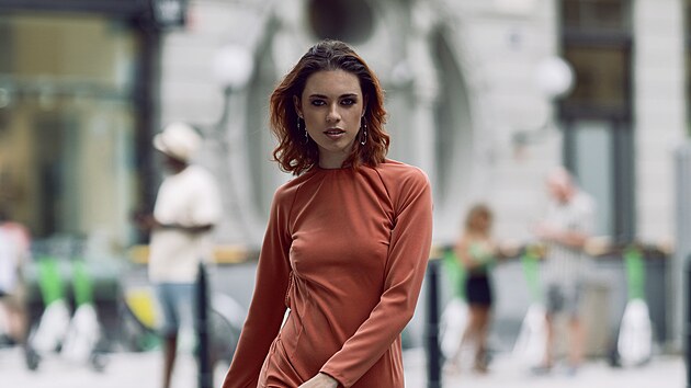 Anna Dvokov v roli modelky