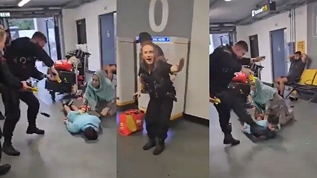 Agresivn policista