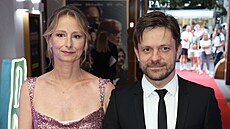 Ji�í Mádl s producentkou filmu Monikou Kristlovou
