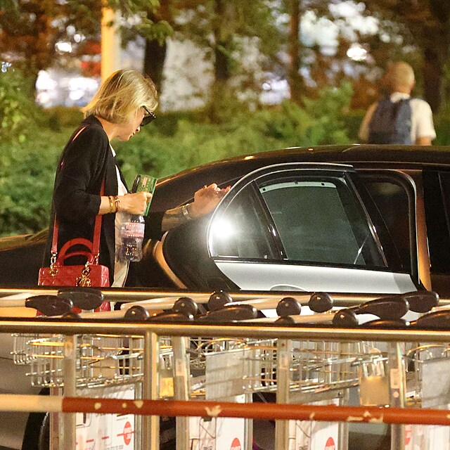 Tento mu� vyzvedl Dominiku Mesaro�ovou z leti�t�.