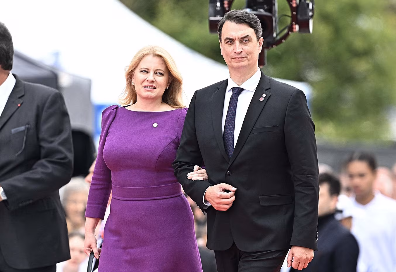 Zuzana �aputová s partnerem Jurajem Rizmanem
