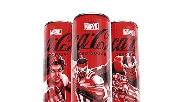 Limitovan edice Coca-Cola x Marvel