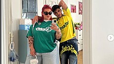 Sugar Denny se svým tureckým pítelem.