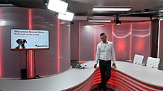 Jakub Unger ve studiu.