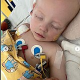 Tereza Salte v tkm obdob se synem Matheem.