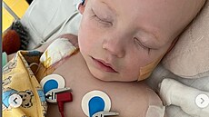 Tereza Salte v tkém období se synem Matheem.