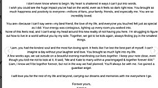 Vzkaz p�ítelkyn� Liama.