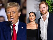 Syn Trumpa zkritizoval Meghan a Harryho