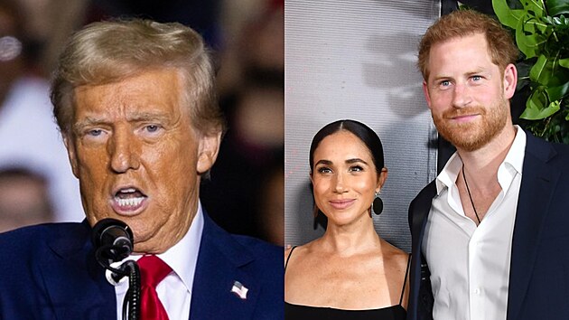 Syn Trumpa zkritizoval Meghan a Harryho