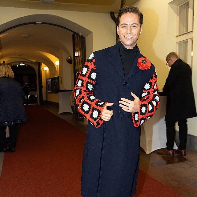 Milan Peroutka na koncert 25 let divadla Kalich