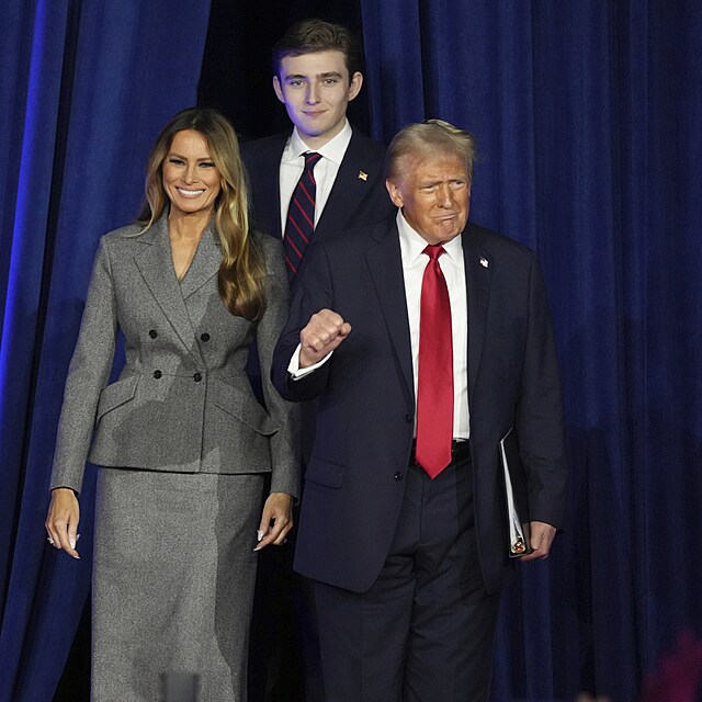 Donald Trump, Melania a jejich syn Barron