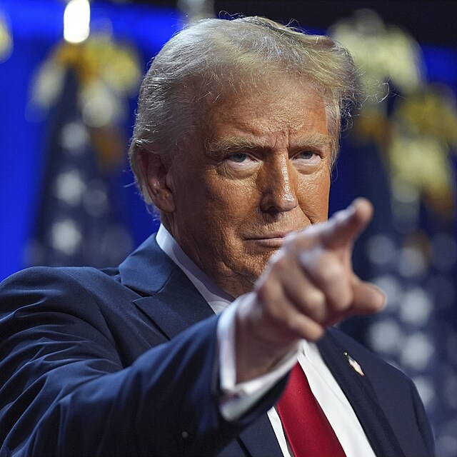 Donald Trump si vychutnv svou vhru.