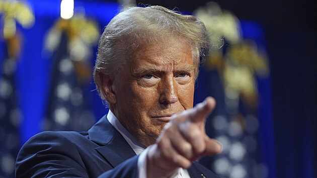 Donald Trump si vychutnv svou vhru.