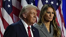 Donald Trump a manelka Melanie.