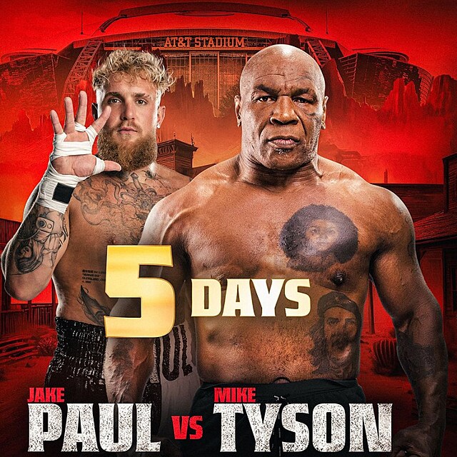 Z�pas Paul vs. Tyson se bl��. Paul je favoritem, podle lid� ale vyhraje Tyson,...