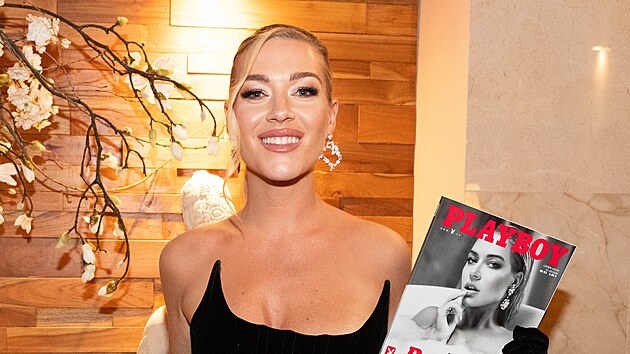 Dominika Myslivcov na Playboy dinner prty.