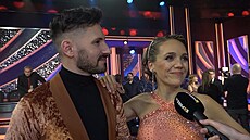 Lucie Vondrá�ková s tane�ním partnerem.