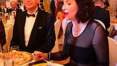 U stolu se podávaly italské speciality.