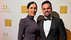 Markéta Pekarová s manelem na reprezentaním plese Prahy