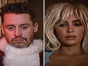 Hv�zda filmu Sám doma Macaulay Culkin se objevil v nové roli � jako Santa Claus...
