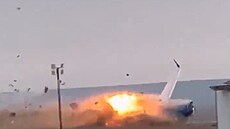 Na západ� Kazachstánu se z�ítilo letadlo.