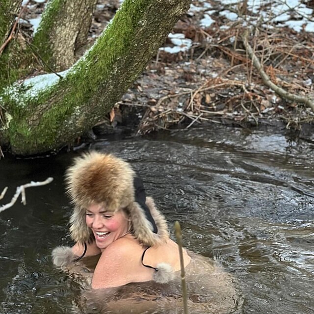 Ta��na Kucha�ov� se otu�uje v �ece