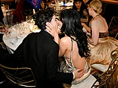 Kylie Jenner a Timothée Chalamet na p�edávání Zlatých glób�. (5.1. 2025)